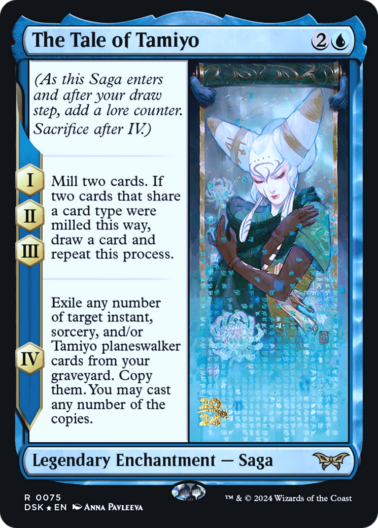 Image of The Tale of Tamiyo [Duskmourn: House of Horror Prerelease Promos]