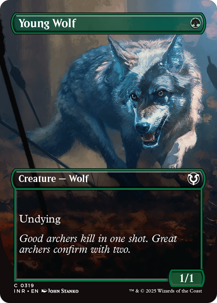 Image of Young Wolf (Borderless) [Innistrad Remastered]