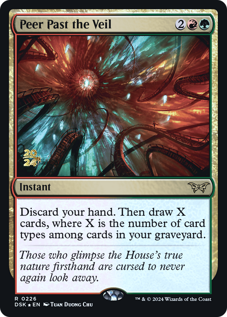 Image of Peer Past the Veil [Duskmourn: House of Horror Prerelease Promos]