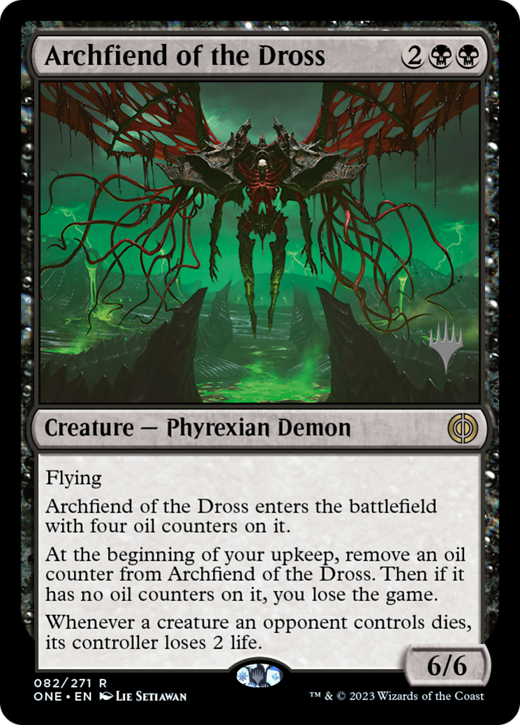 Image of Archfiend of the Dross (Promo Pack) [Phyrexia: All Will Be One Promos]
