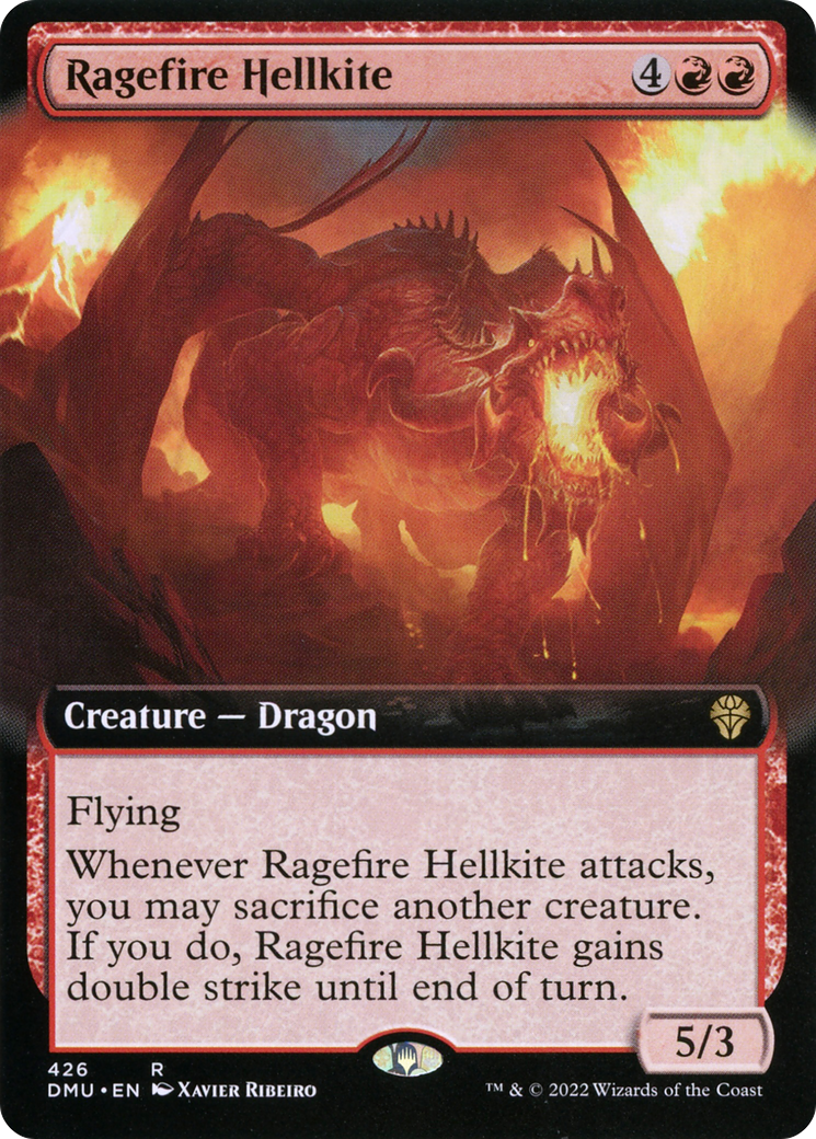 Image of Ragefire Hellkite (Extended Art) [Dominaria United]