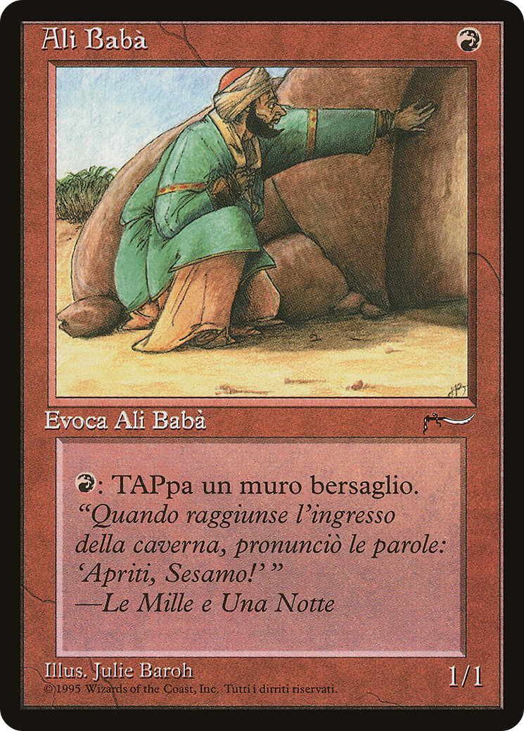 Image of Ali Baba (Italian) [Rinascimento]