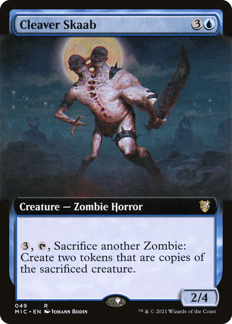 Image of Cleaver Skaab (Extended Art) [Innistrad: Midnight Hunt Commander]