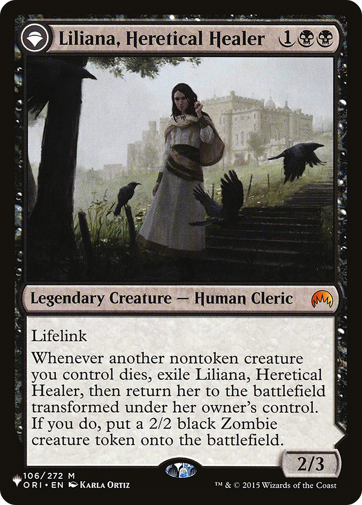 Image of Liliana, Heretical Healer // Liliana, Defiant Necromancer [Secret Lair: From Cute to Brute]
