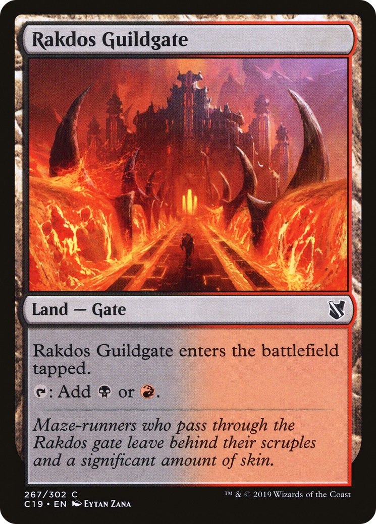 Image of Rakdos Guildgate [Commander 2019]