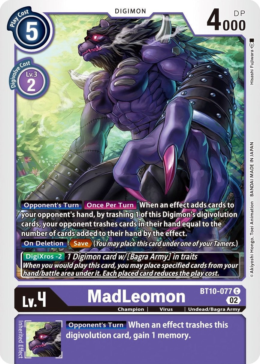 Image of MadLeomon [BT10-077] [Xros Encounter]