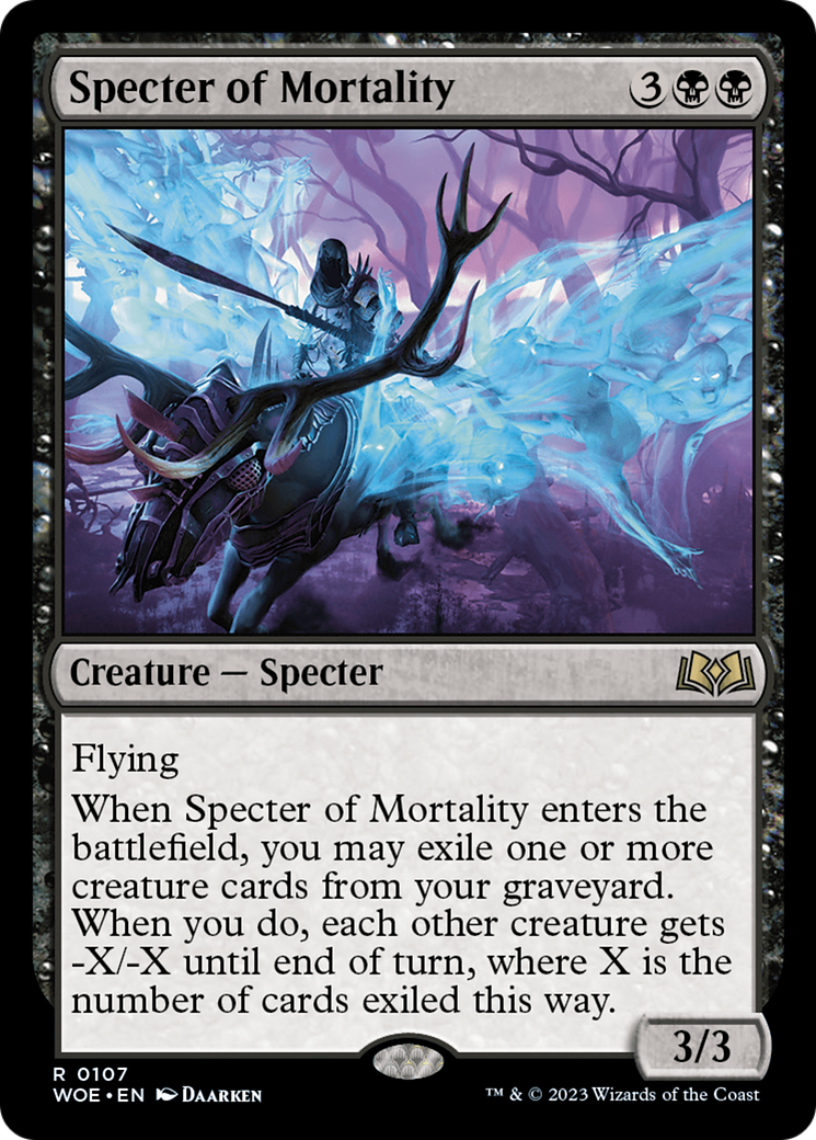 Image of Specter of Mortality [Wilds of Eldraine]