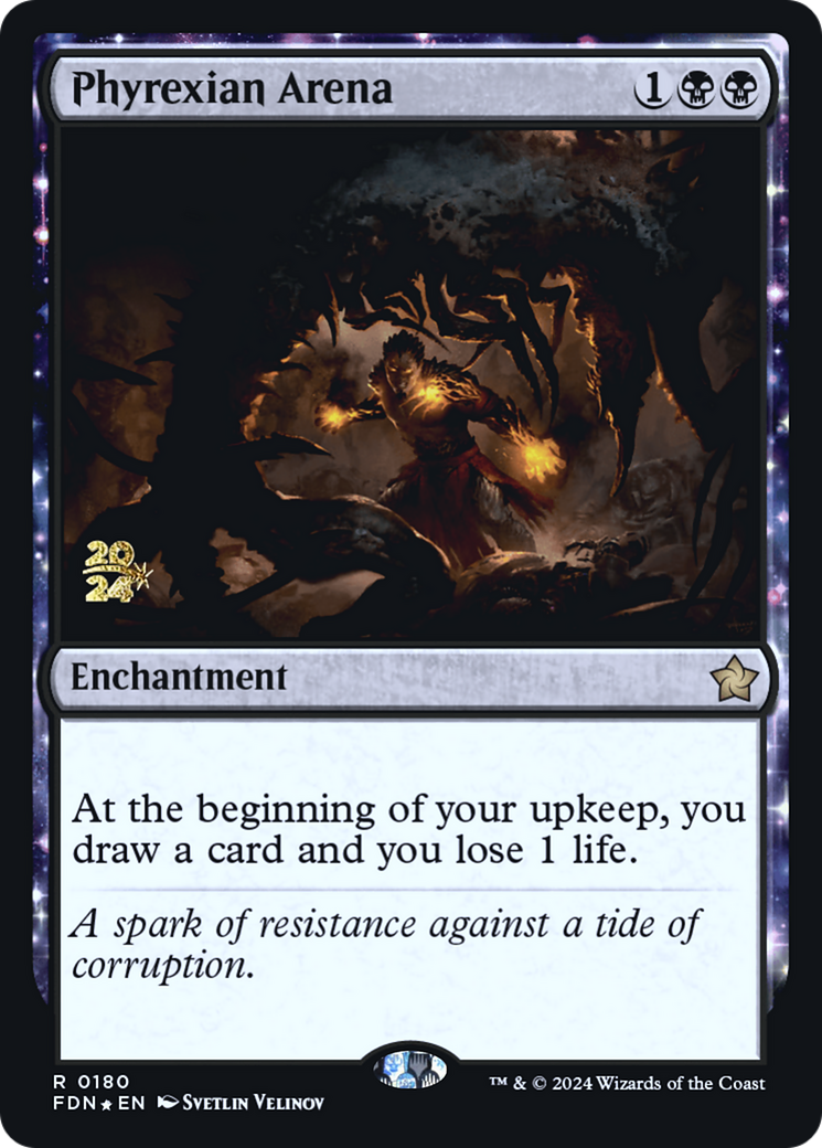 Image of Phyrexian Arena [Foundations Prerelease Promos]