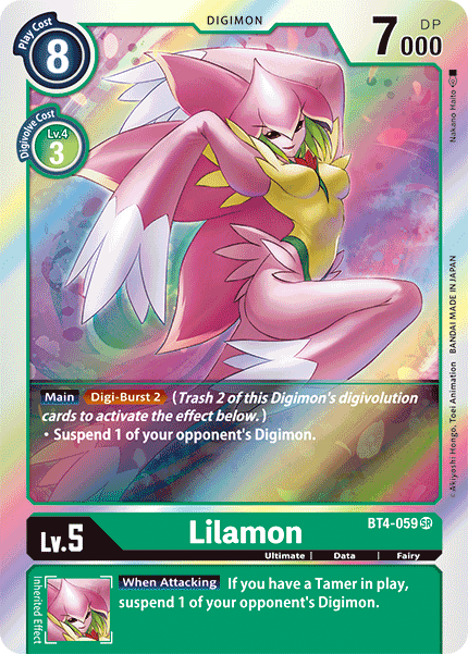 Image of Lilamon [BT4-059] [Great Legend]
