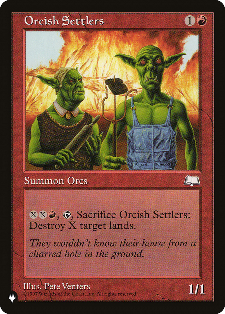 Image of Orcish Settlers [The List]
