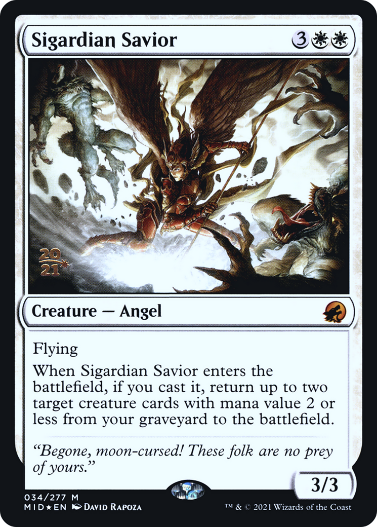 Image of Sigardian Savior [Innistrad: Midnight Hunt Prerelease Promos]