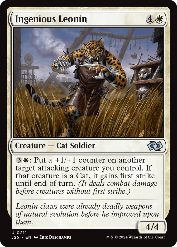 Image of Ingenious Leonin [Foundations Jumpstart]