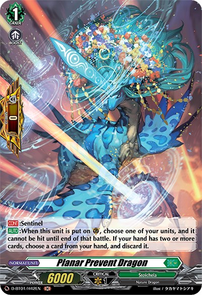 Image of Planar Prevent Dragon (D-BT01/H42EN) [Genesis of the Five Greats]