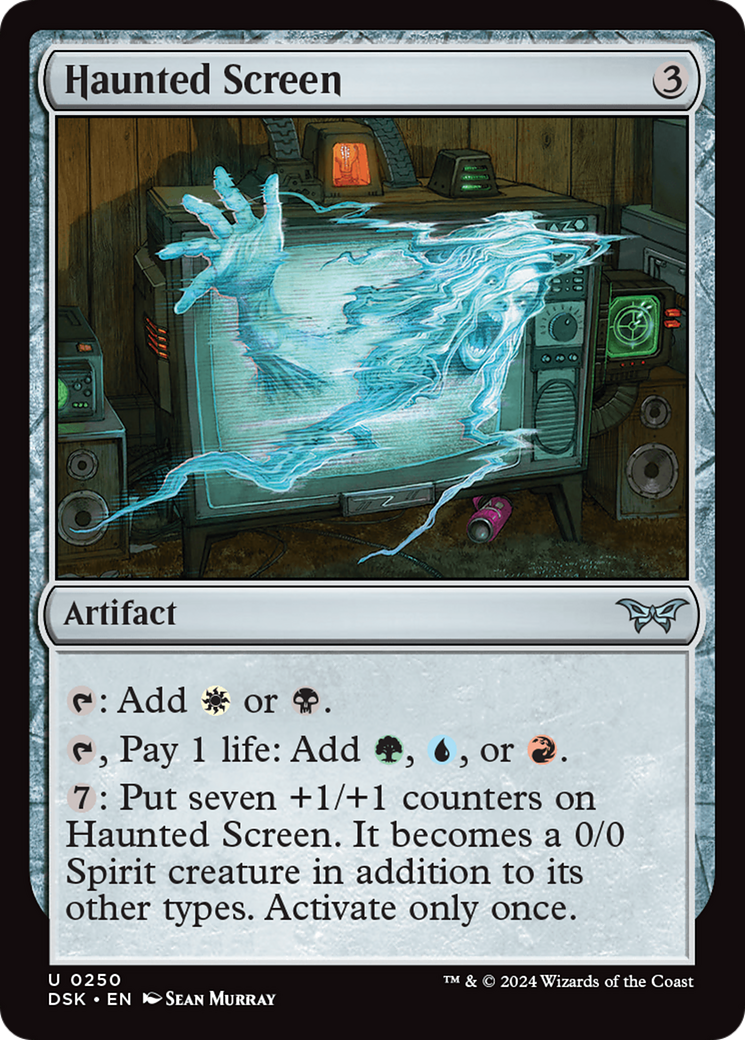 Image of Haunted Screen [Duskmourn: House of Horror]