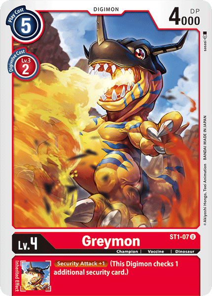 Image of Greymon [ST1-07] [Starter Deck: Gaia Red]