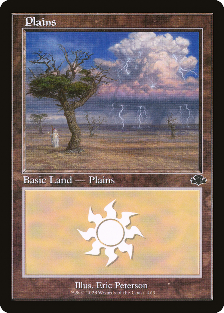 Image of Plains (403) (Retro) [Dominaria Remastered]