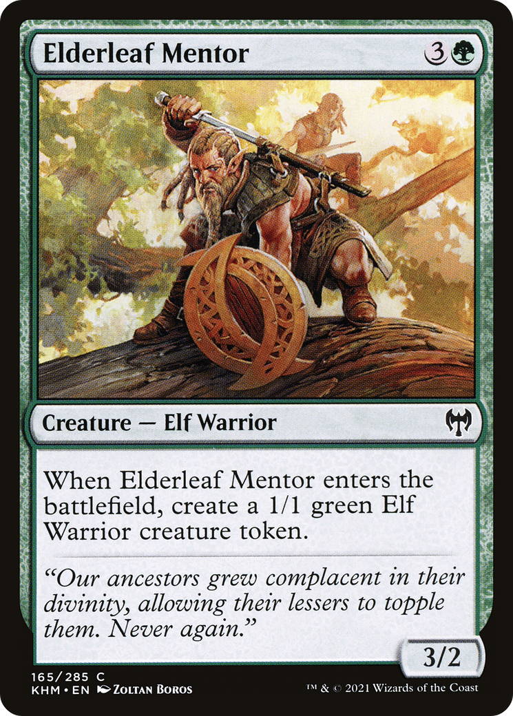 Image of Elderleaf Mentor [Kaldheim]