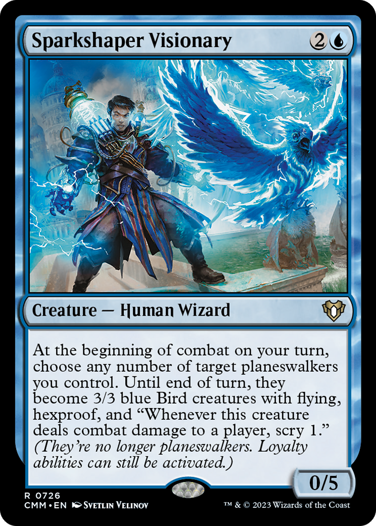 Image of Sparkshaper Visionary [Commander Masters]