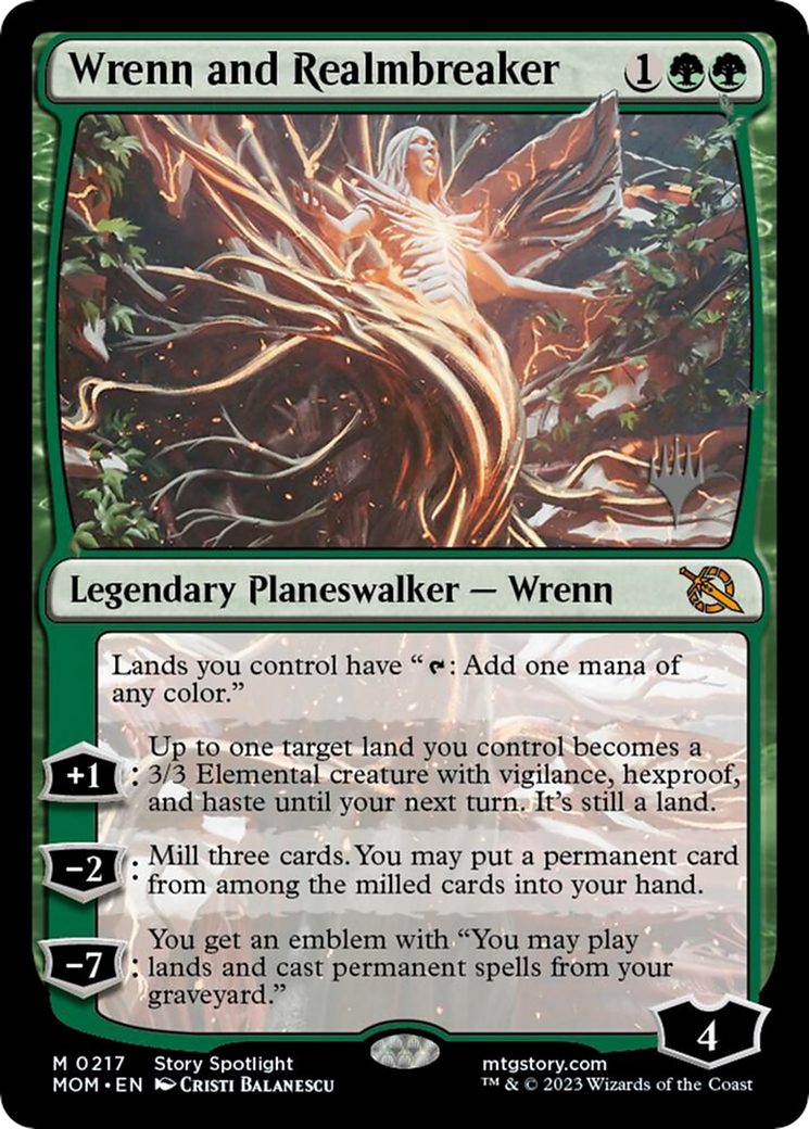 Image of Wrenn and Realmbreaker (Promo Pack) [March of the Machine Promos]