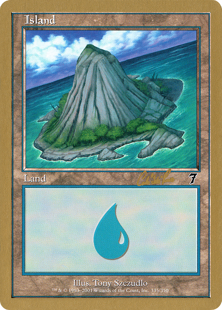 Image of Island (cr335b) (Carlos Romao) [World Championship Decks 2002]