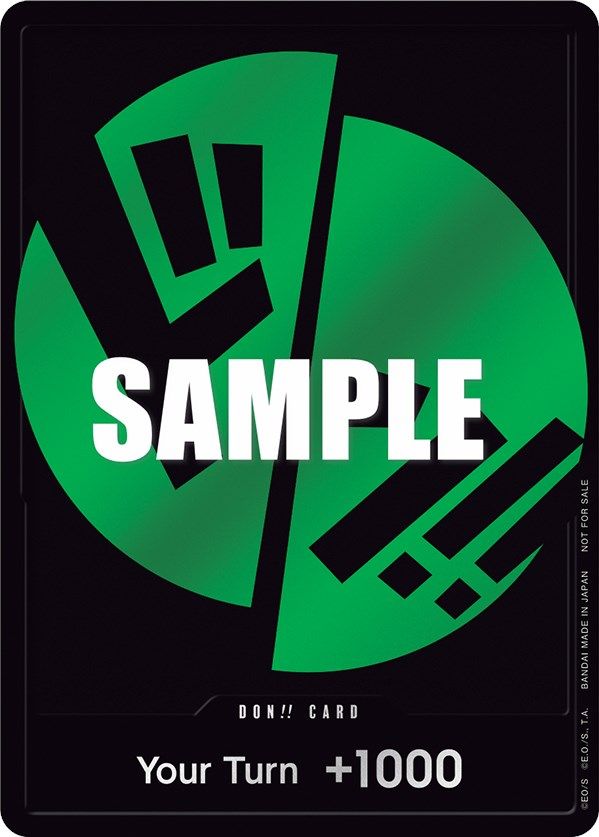 Image of DON!! Card (Green) [One Piece Promotion Cards]