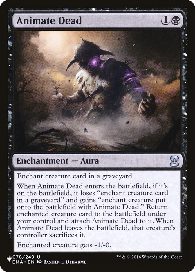 Image of Animate Dead [The List]