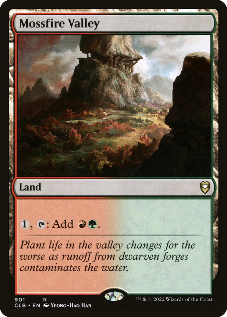 Image of Mossfire Valley [Commander Legends: Battle for Baldur's Gate]