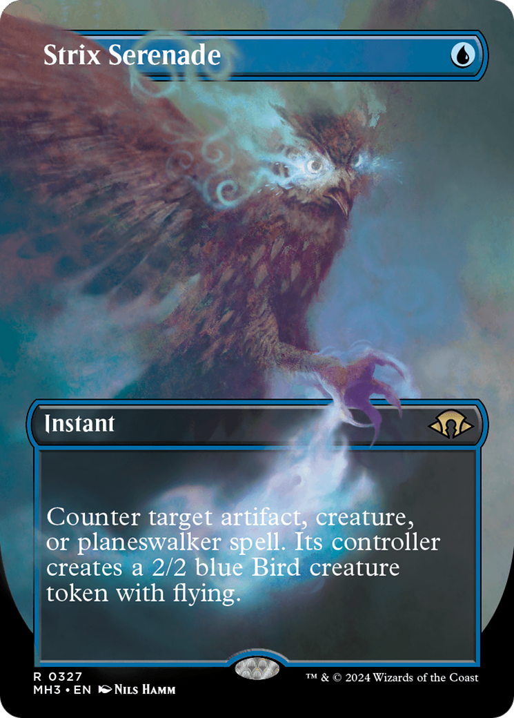 Image of Strix Serenade (Borderless) [Modern Horizons 3]