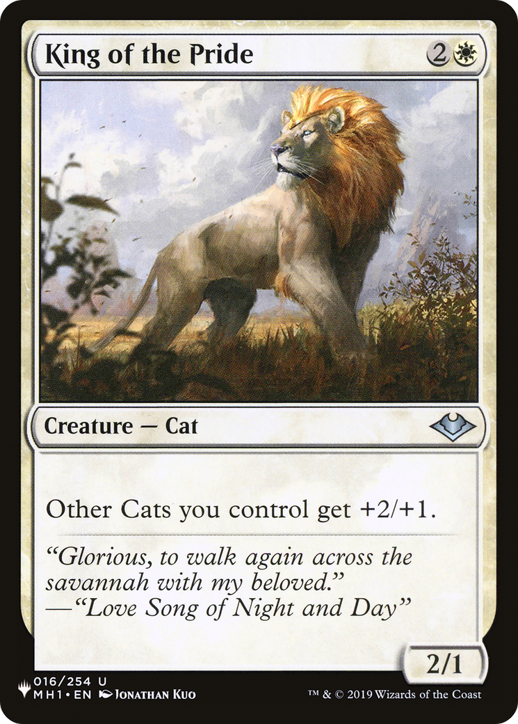 Image of King of the Pride [The List]