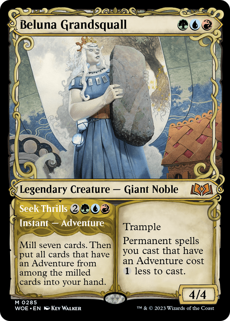 Image of Beluna Grandsquall // Seek Thrills (Showcase) [Wilds of Eldraine]