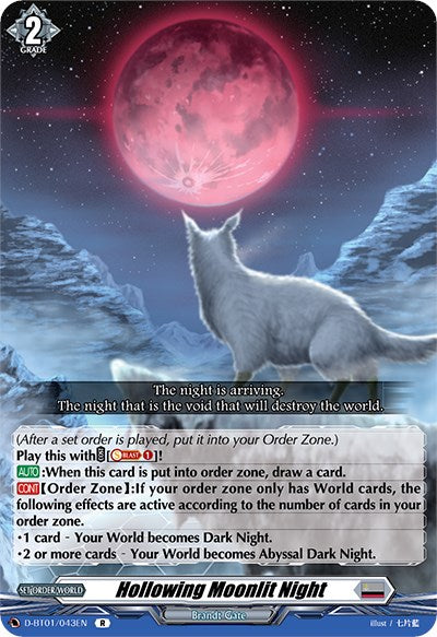 Image of Hollowing Moonlit Night (D-BT01/043EN) [Genesis of the Five Greats]