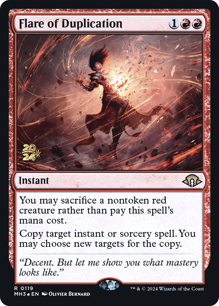 Image of Flare of Duplication [Modern Horizons 3 Prerelease Promos]