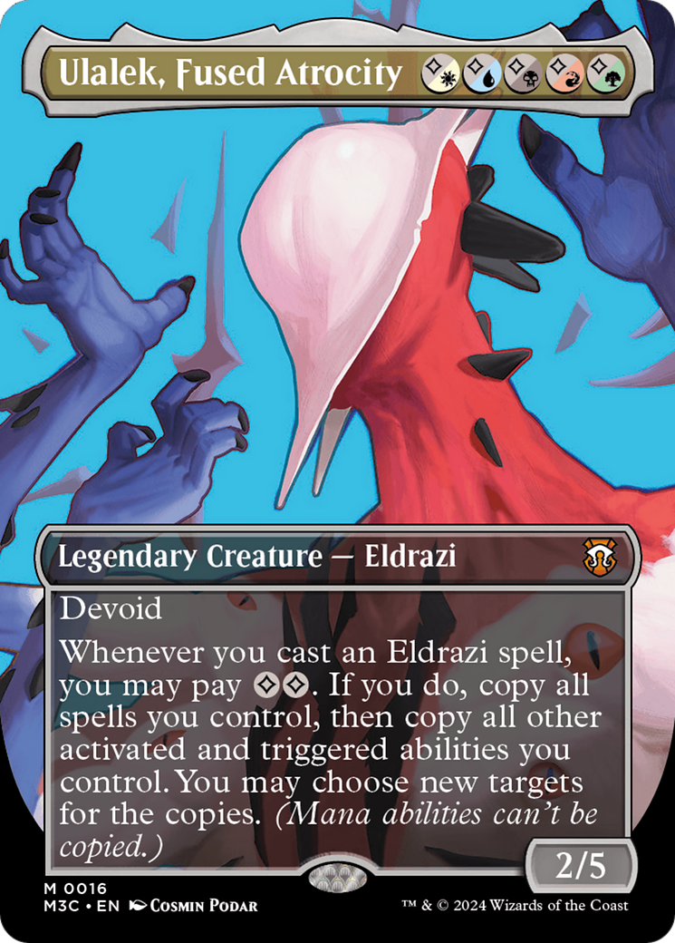 Image of Ulalek, Fused Atrocity (Borderless) [Modern Horizons 3 Commander]