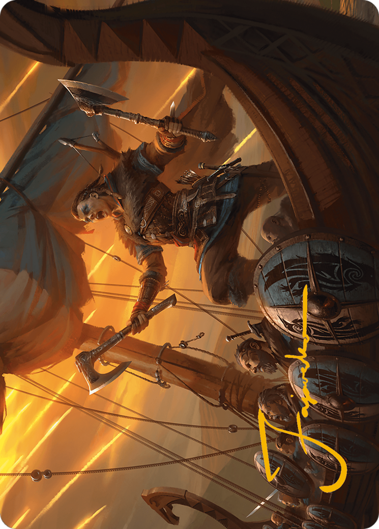 Image of Eivor, Battle-Ready Art Card (Gold-Stamped Signature) [Assassin's Creed Art Series]