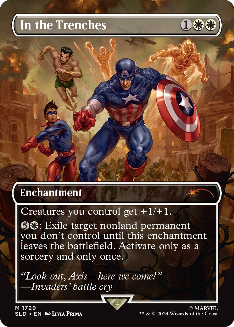 Image of In the Trenches (SLD-1729) - Secret Lair Drop (Borderless) Foil