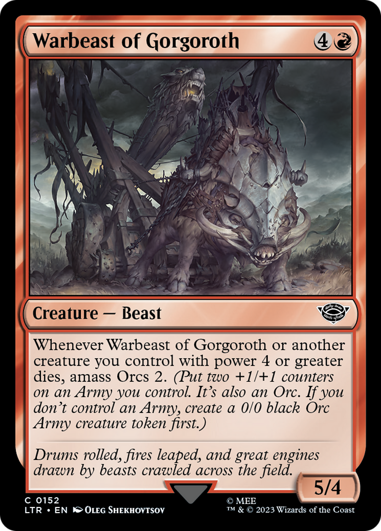 Image of Warbeast of Gorgoroth [The Lord of the Rings: Tales of Middle-Earth]