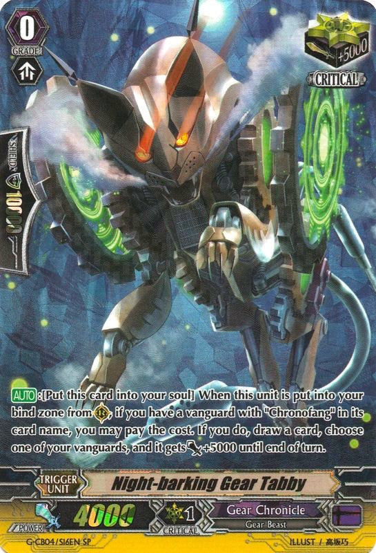 Image of Night-barking Gear Tabby (G-CB04/S16EN) [Gear of Fate]