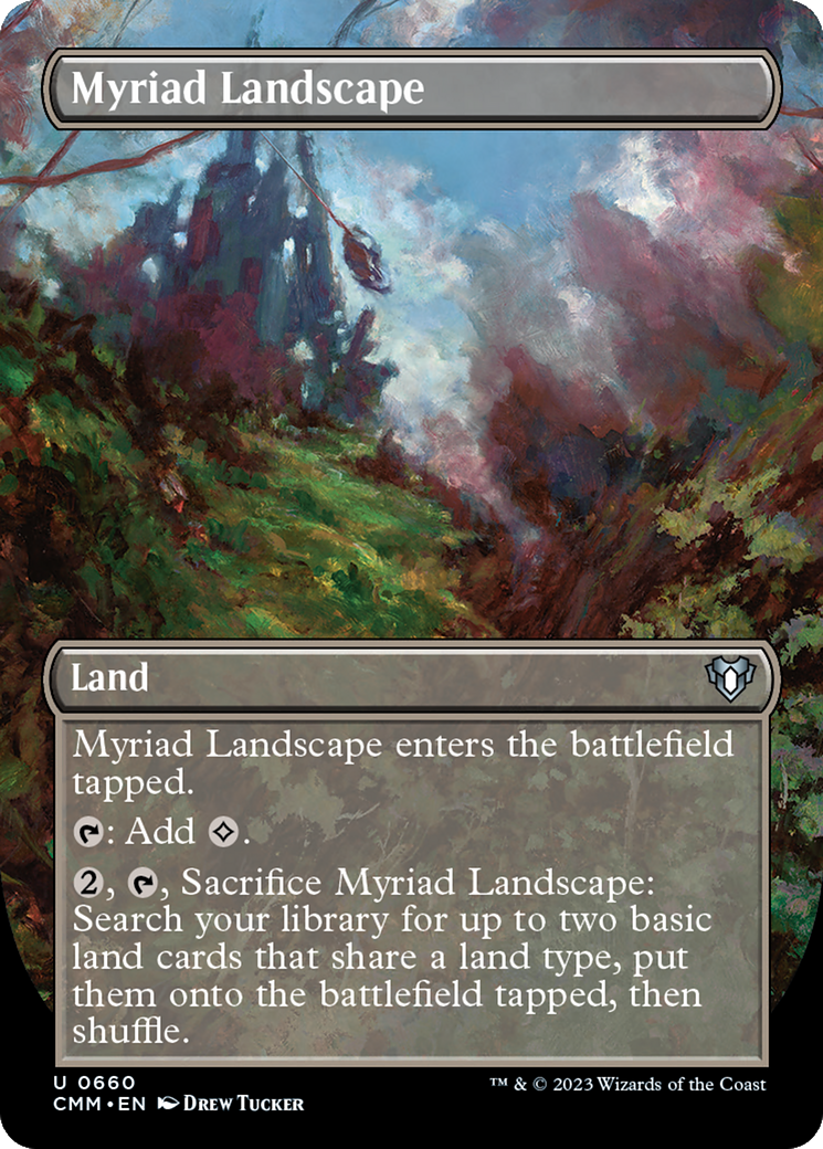 Image of Myriad Landscape (Borderless Alternate Art) [Commander Masters]
