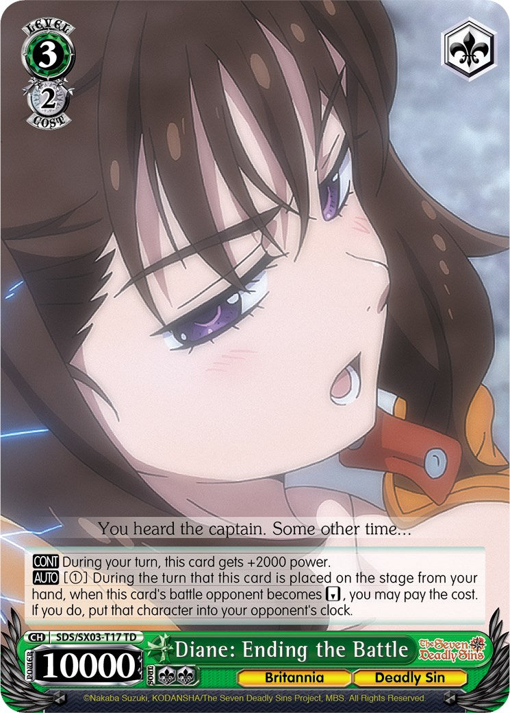 Image of Diane: Ending the Battle (SDS/SX03-T17 TD) [The Seven Deadly Sins]