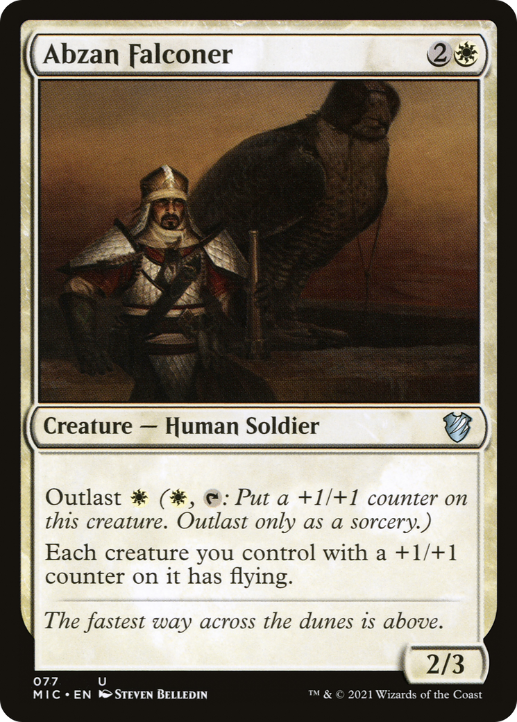 Image of Abzan Falconer [Innistrad: Midnight Hunt Commander]