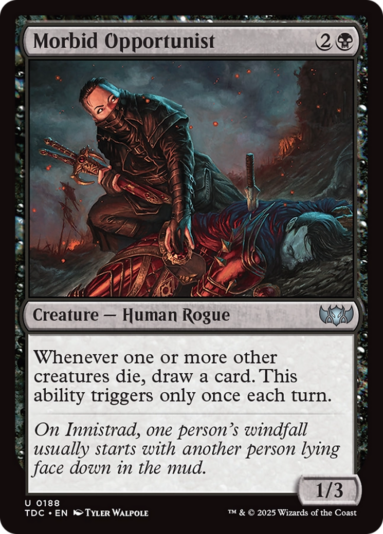 Image of Morbid Opportunist [Tarkir: Dragonstorm Commander]
