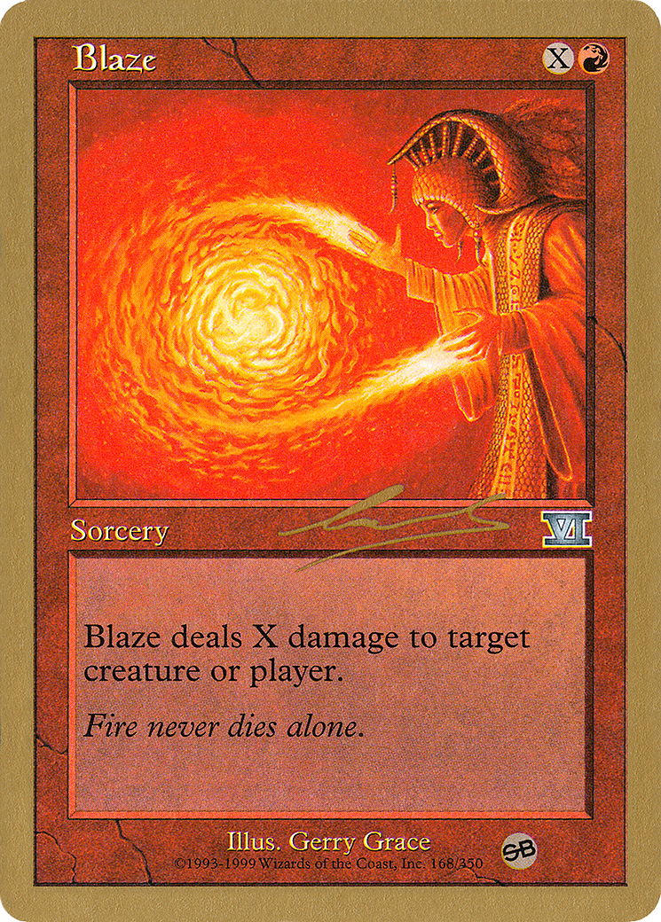 Image of Blaze (Nicolas Labarre) [World Championship Decks 2000]