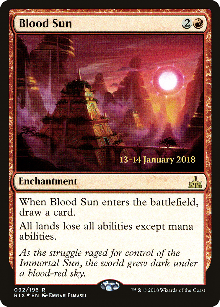 Image of Blood Sun [Rivals of Ixalan Prerelease Promos]