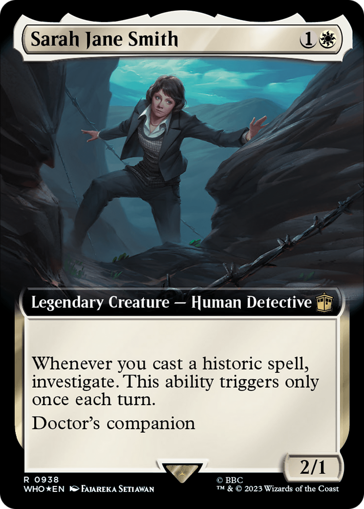 Image of Sarah Jane Smith (Extended Art) (Surge Foil) [Doctor Who]