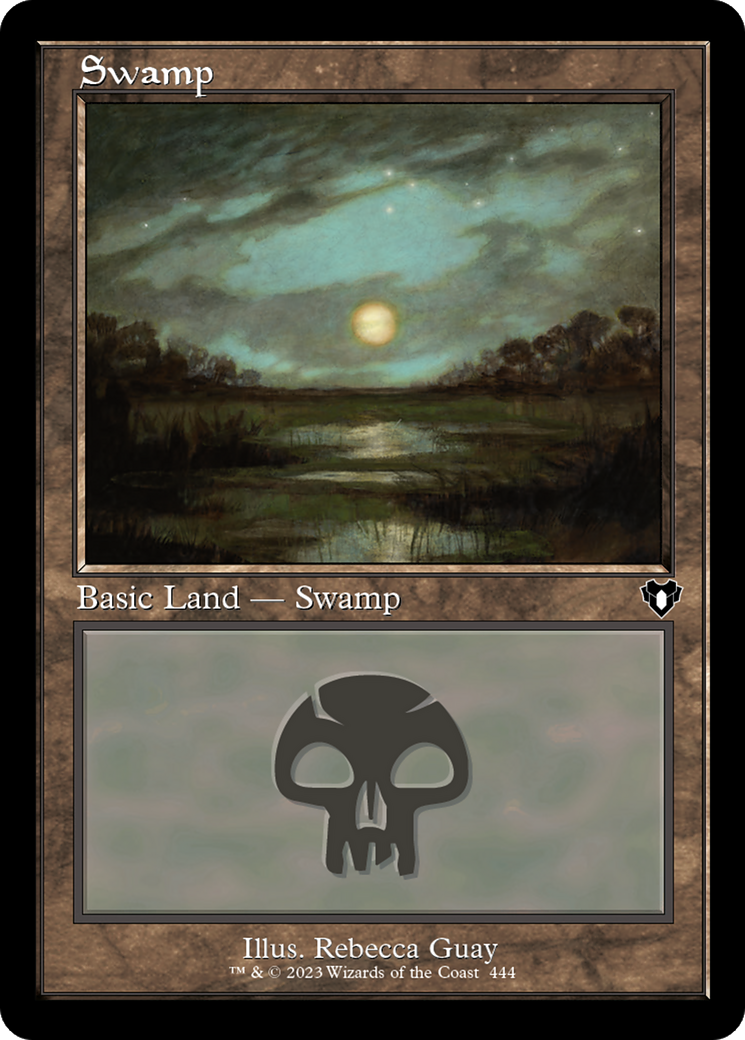 Image of Swamp (444) (Retro) [Commander Masters]