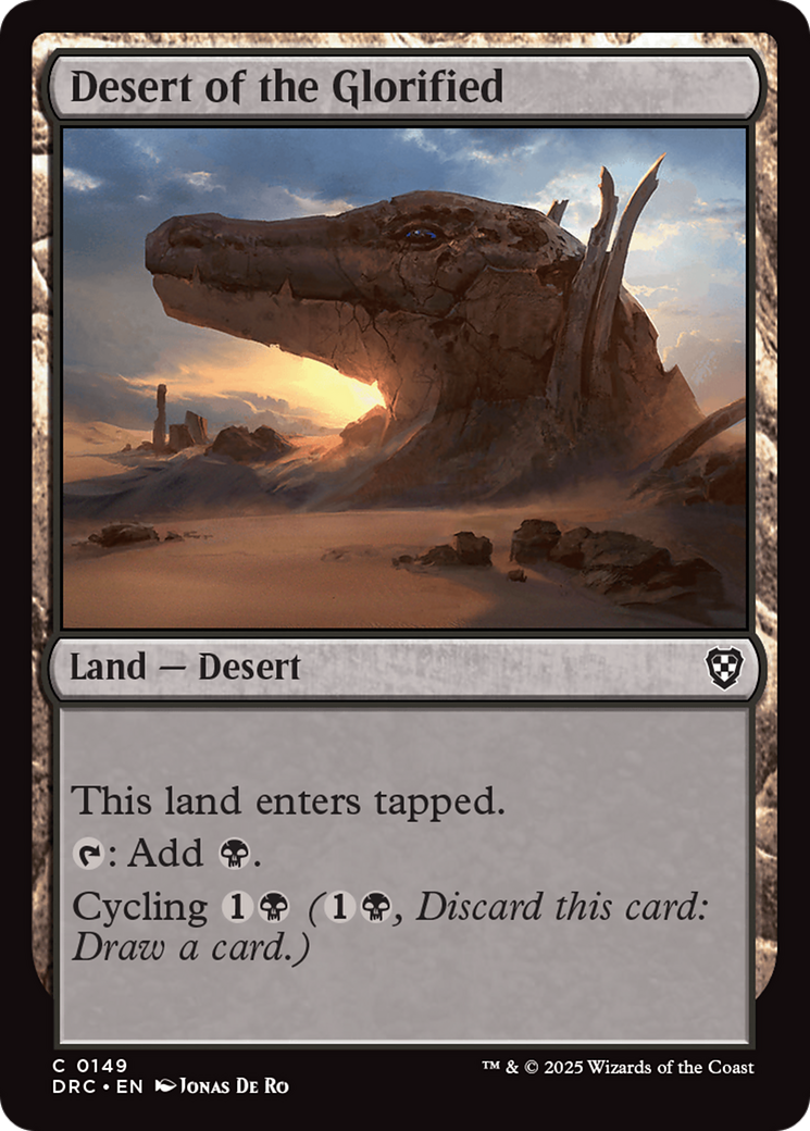 Image of Desert of the Glorified [Aetherdrift Commander]