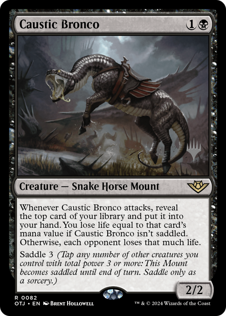 Image of Caustic Bronco (Promo Pack) [Outlaws of Thunder Junction Promos]