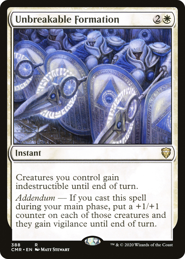 Image of Unbreakable Formation [Commander Legends]