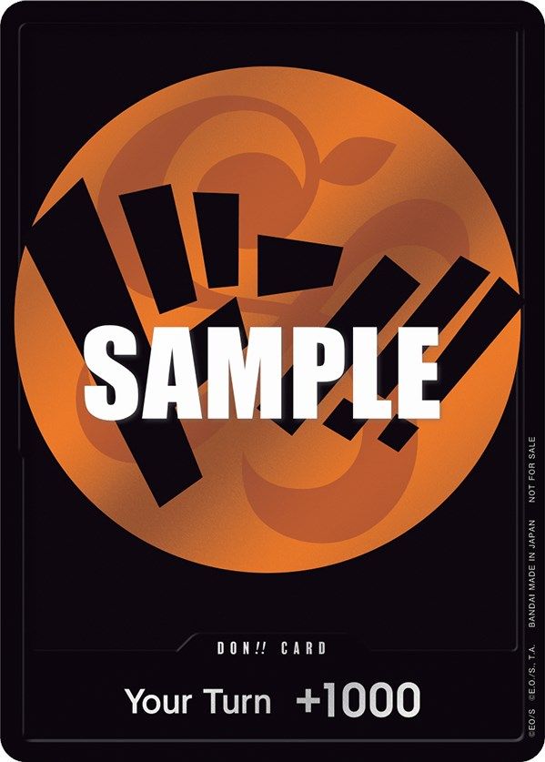 Image of DON!! Card (Orange) [One Piece Promotion Cards]