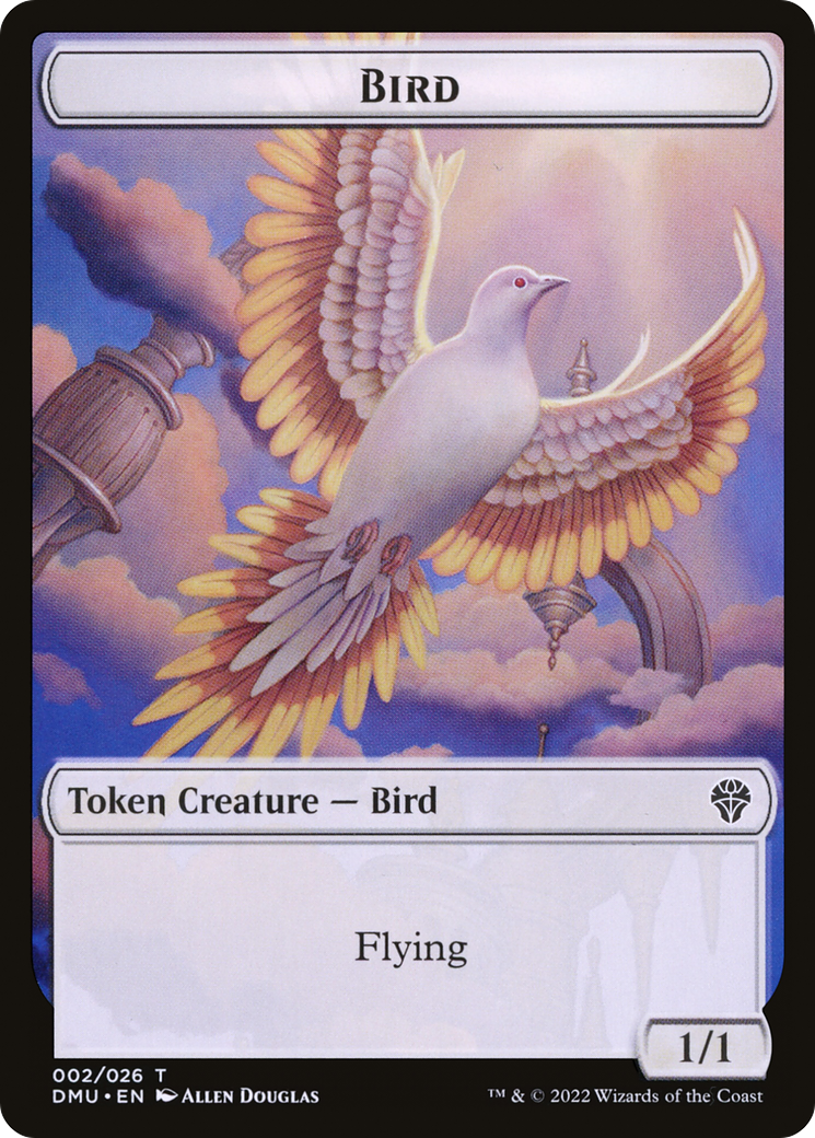 Image of Bird Token (002) [Dominaria United Tokens]